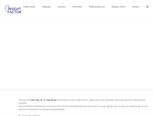 Tablet Screenshot of insightfactor.biz